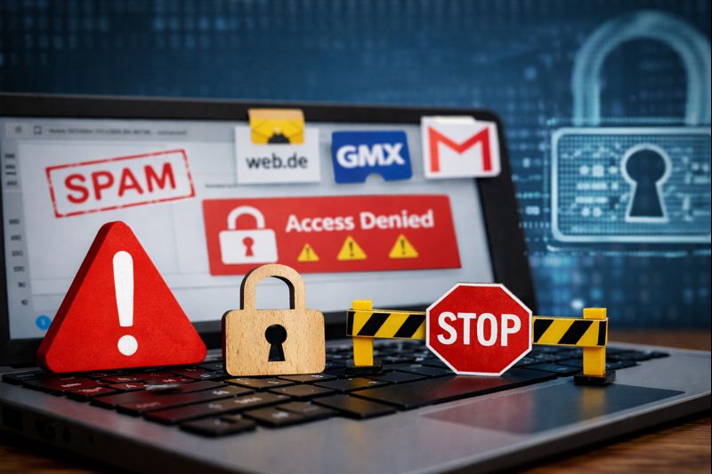 Warum wir keine E-Mails an Freemailer weiterleiten